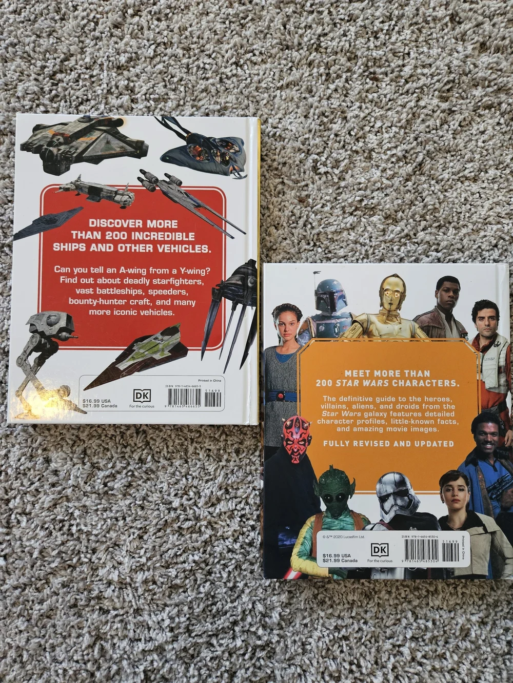 Star Wars Hardcover Encyclopedias - Starfighters & Characters